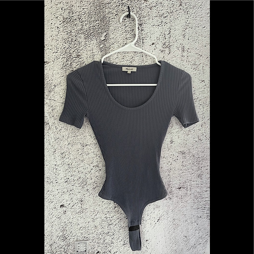 Madewell Bodysuit Ash Blue XS
